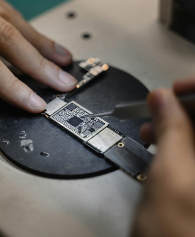 Electronic component work